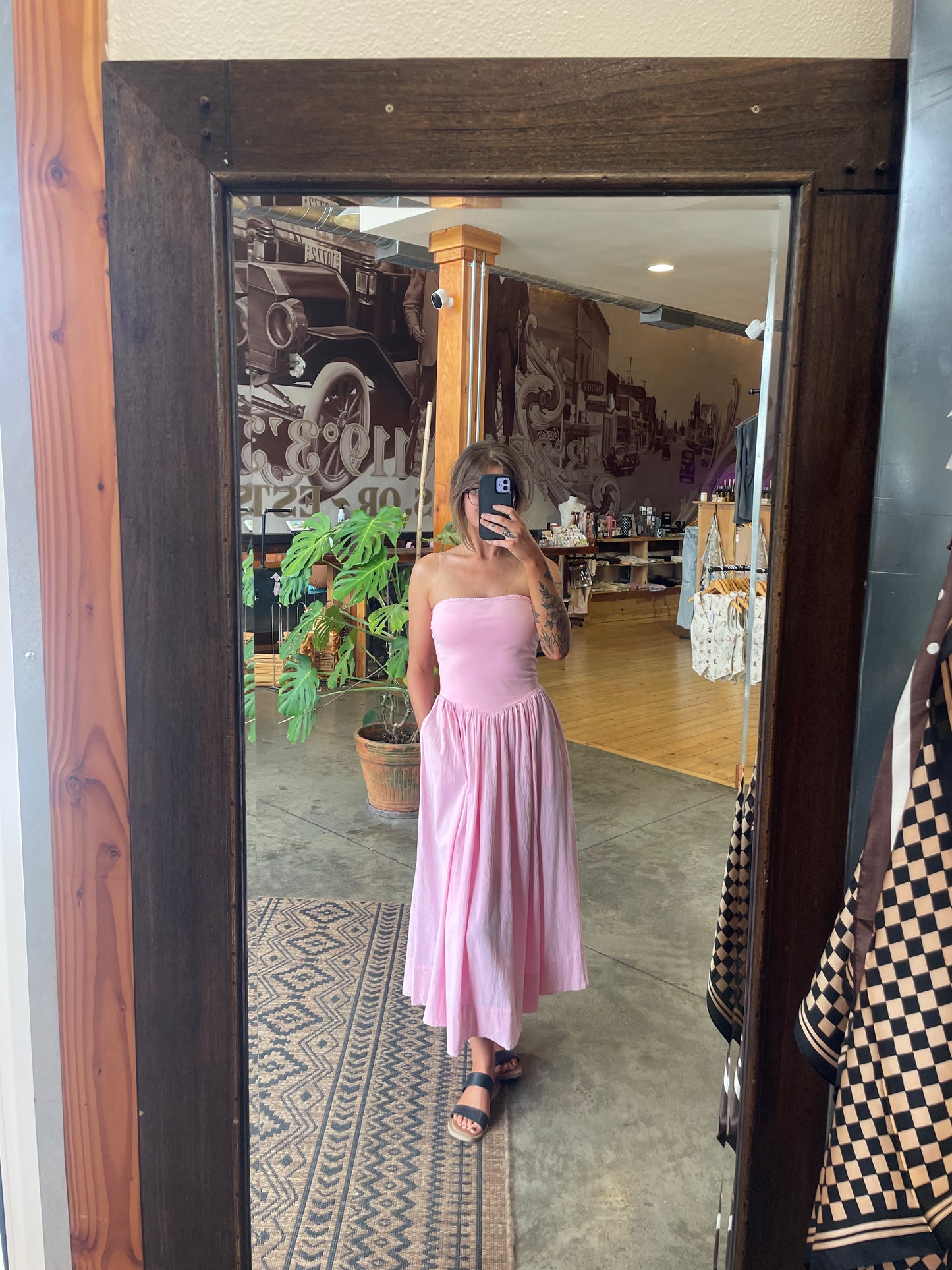 Strapless Maxi Dress