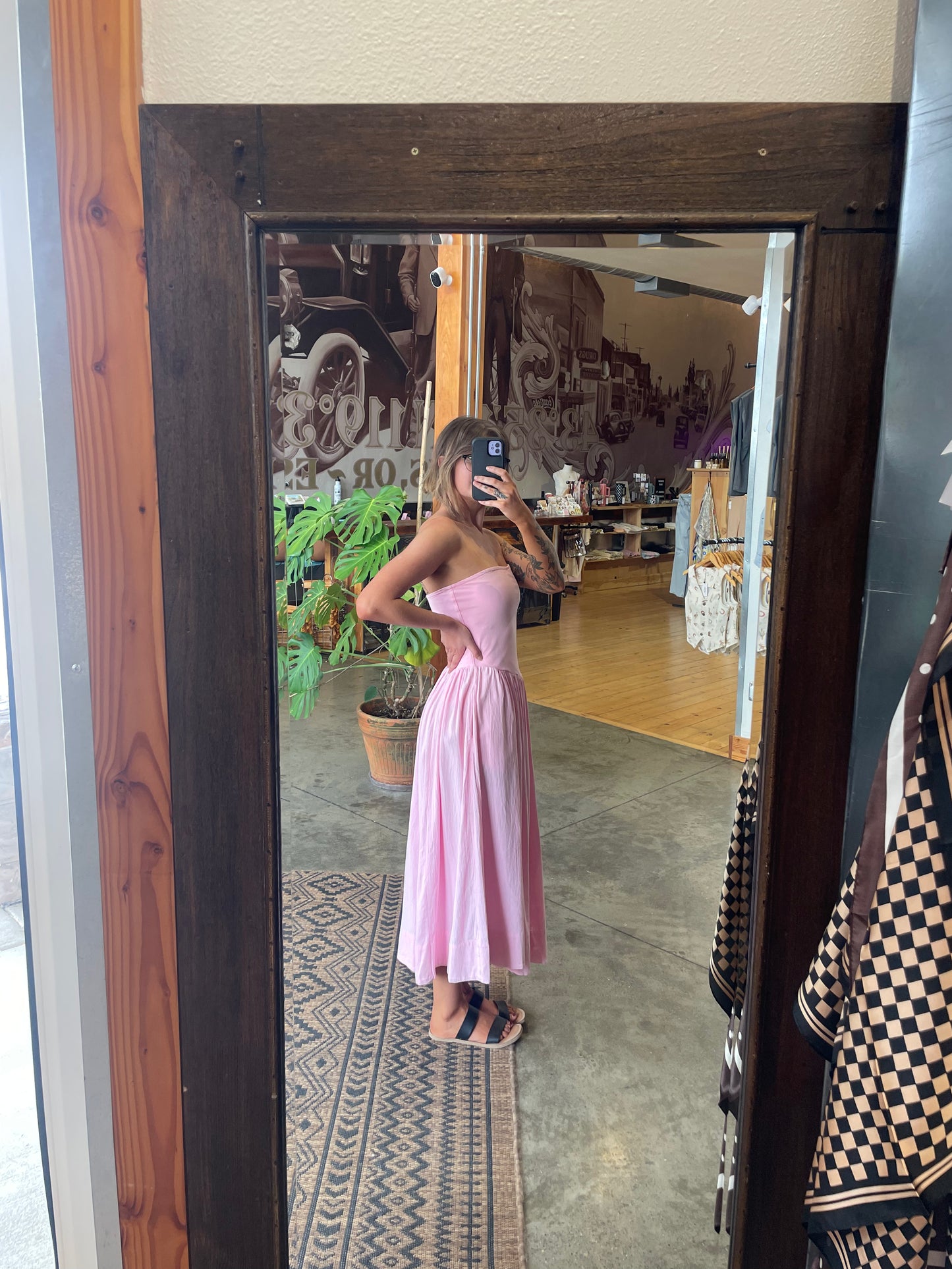 Strapless Maxi Dress