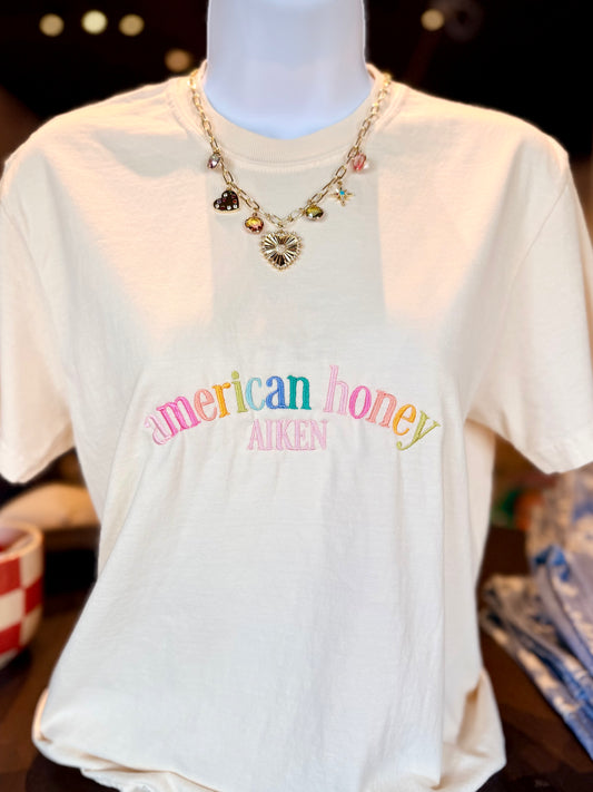 american honey Aiken Embroidered T-shirt