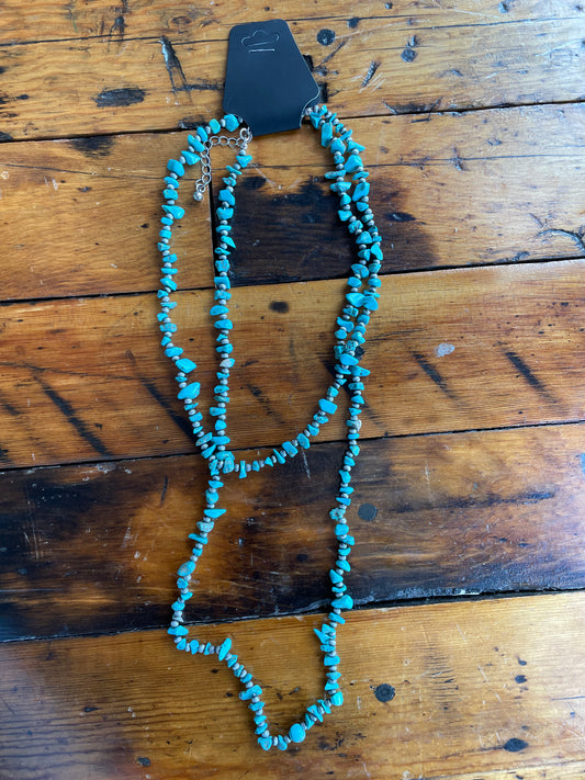 Chip Turquoise Navajo Necklace