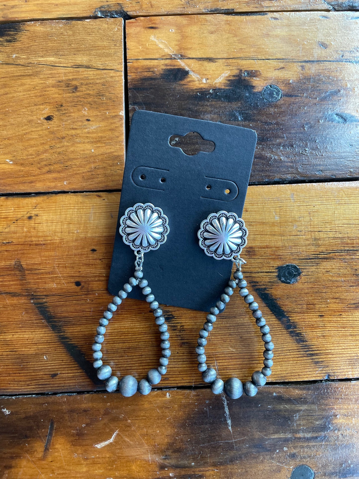 Teardrop Navajo Pearl Earrings
