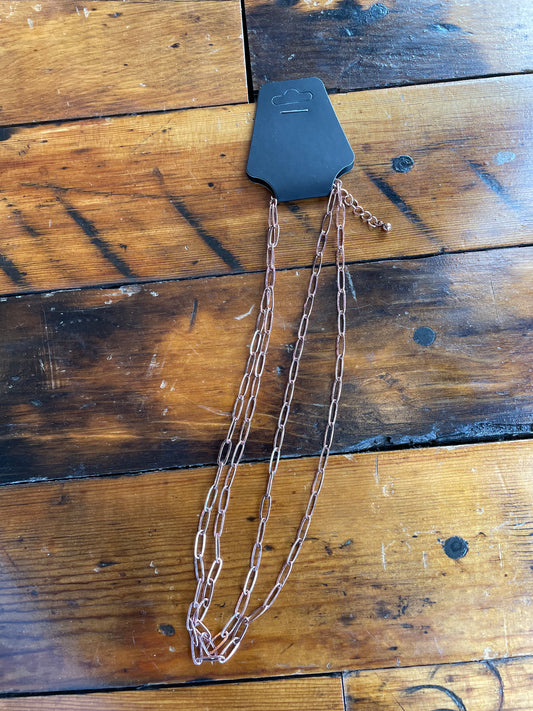 Copper Chain Necklace
