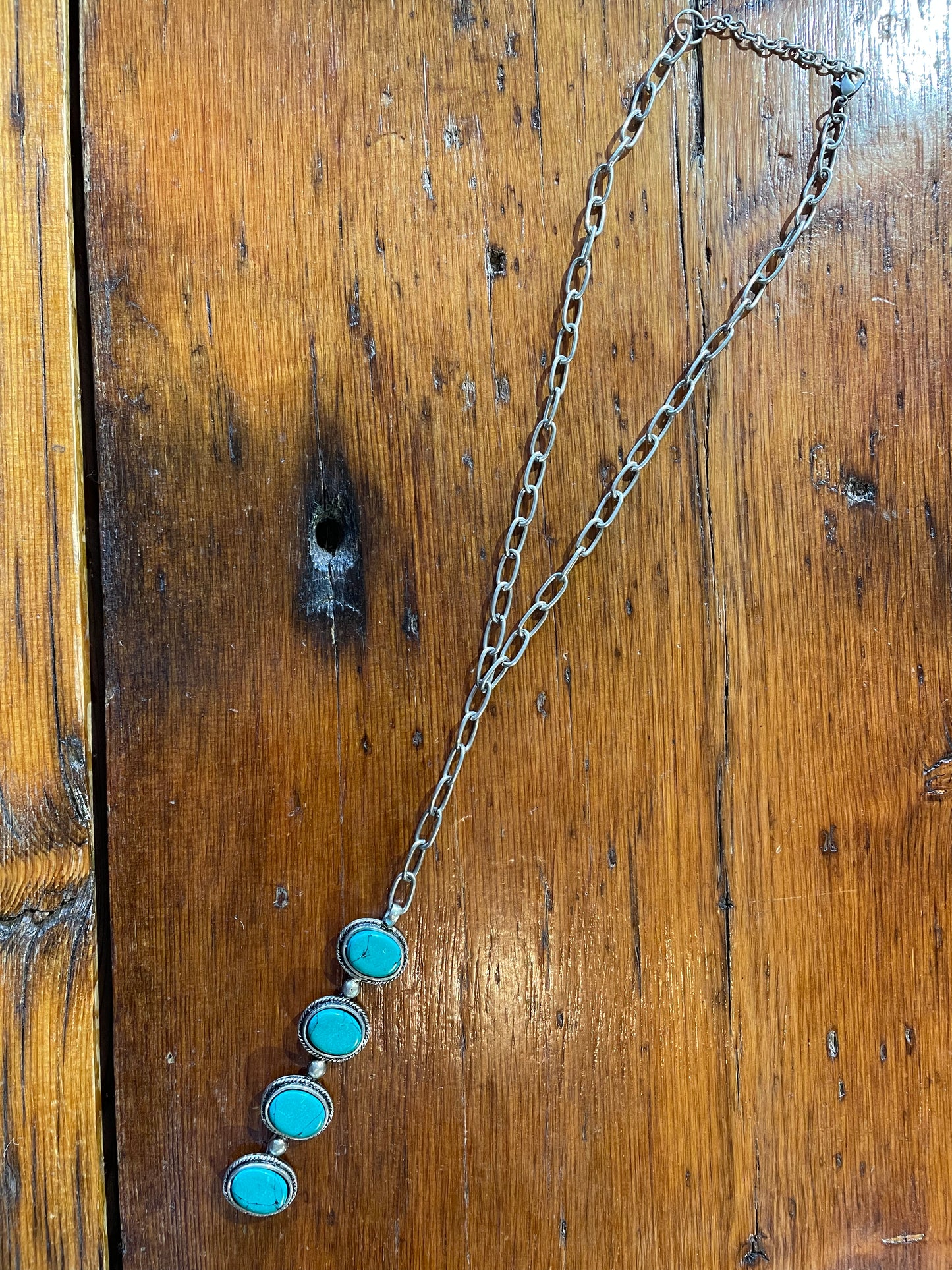 Lariat Stone Necklace