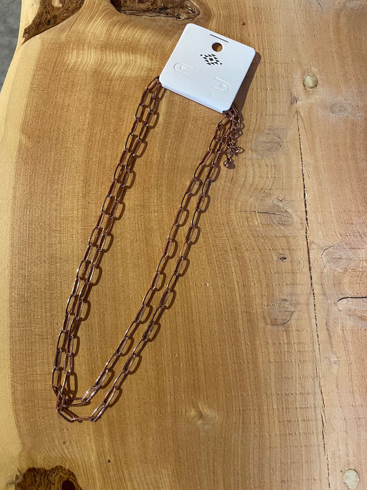 Copper Chain Necklace