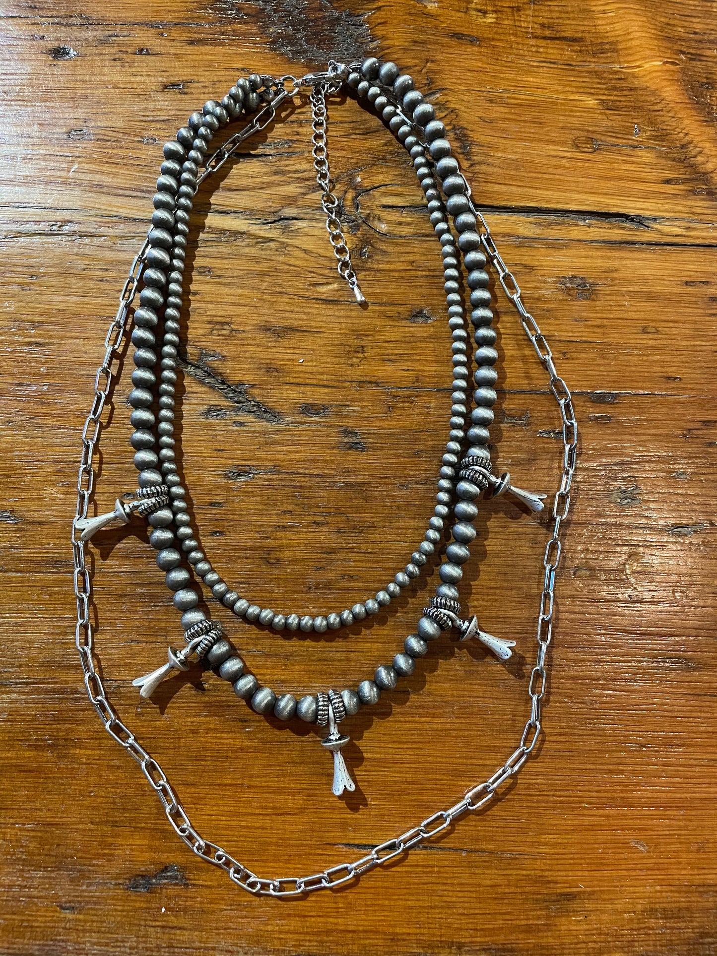 Layered Pearl Squash Chains