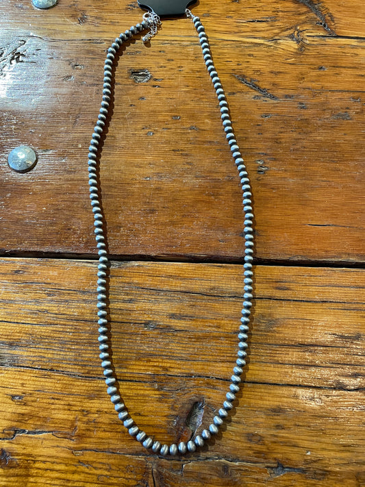 Navajo Style Pearl Necklace