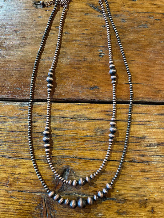 Copper Pearl Necklace