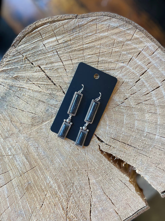 Black Stone Dangles