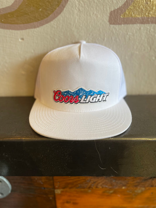 White Coors Hat