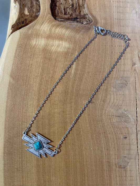 Aztec Natural Stone Necklace