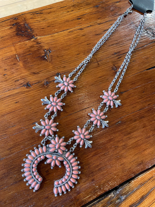 Coral Squash Necklace