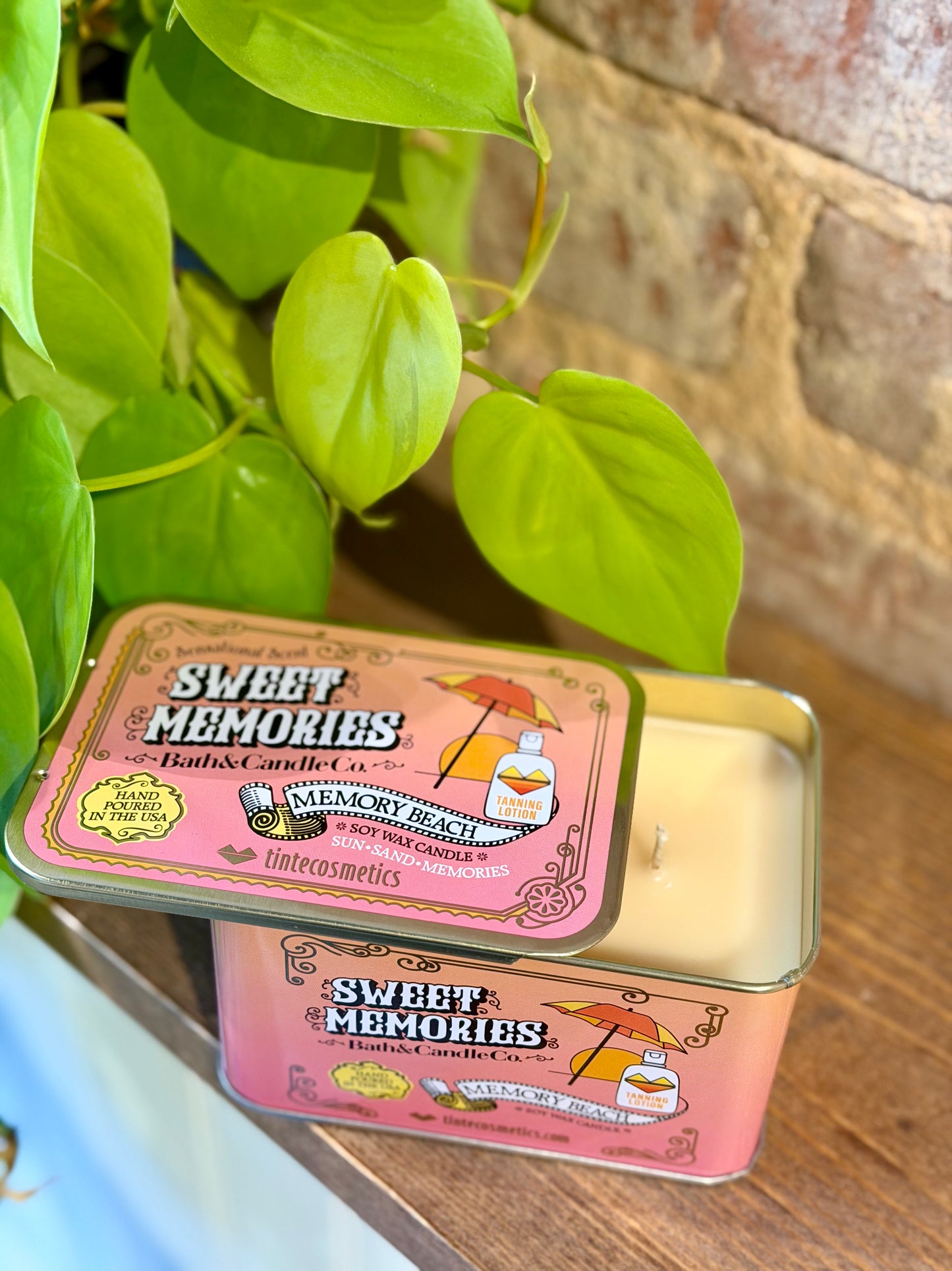 Sweet Memories Beach Tin Candle