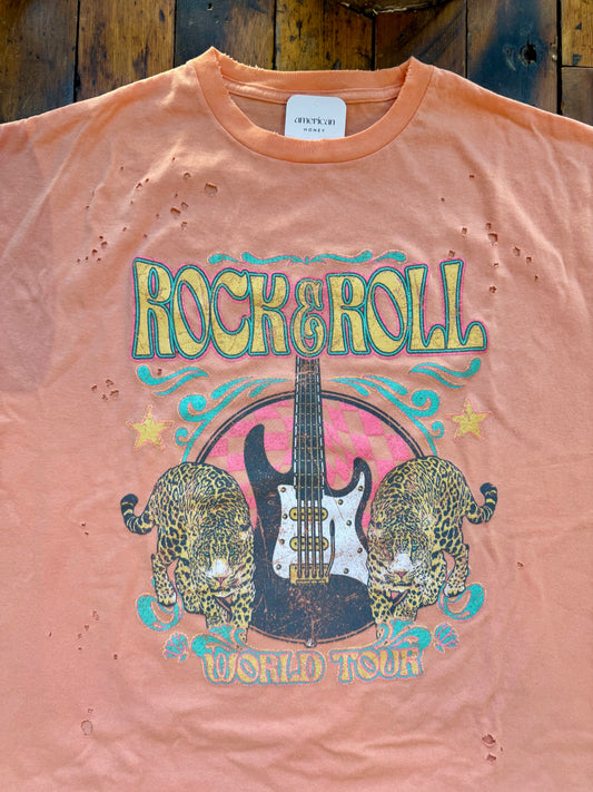 Rock N Roll Cheetah Tee