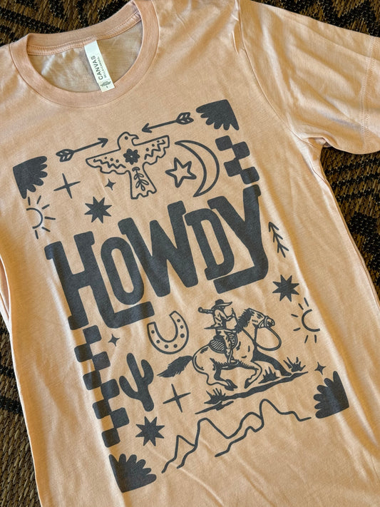Howdy Aztec Graphic Tee
