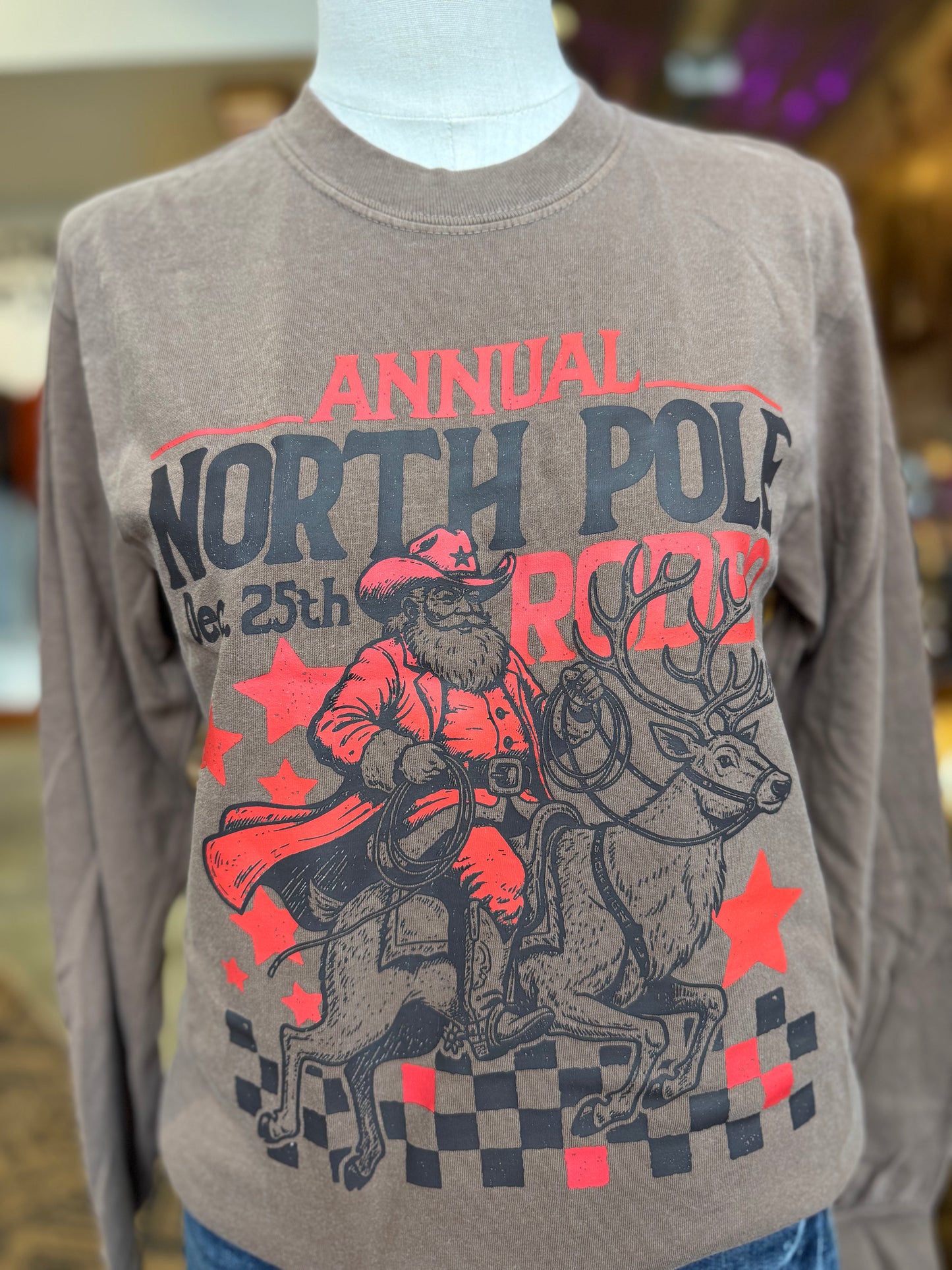 North Pole Rodeo Graphic