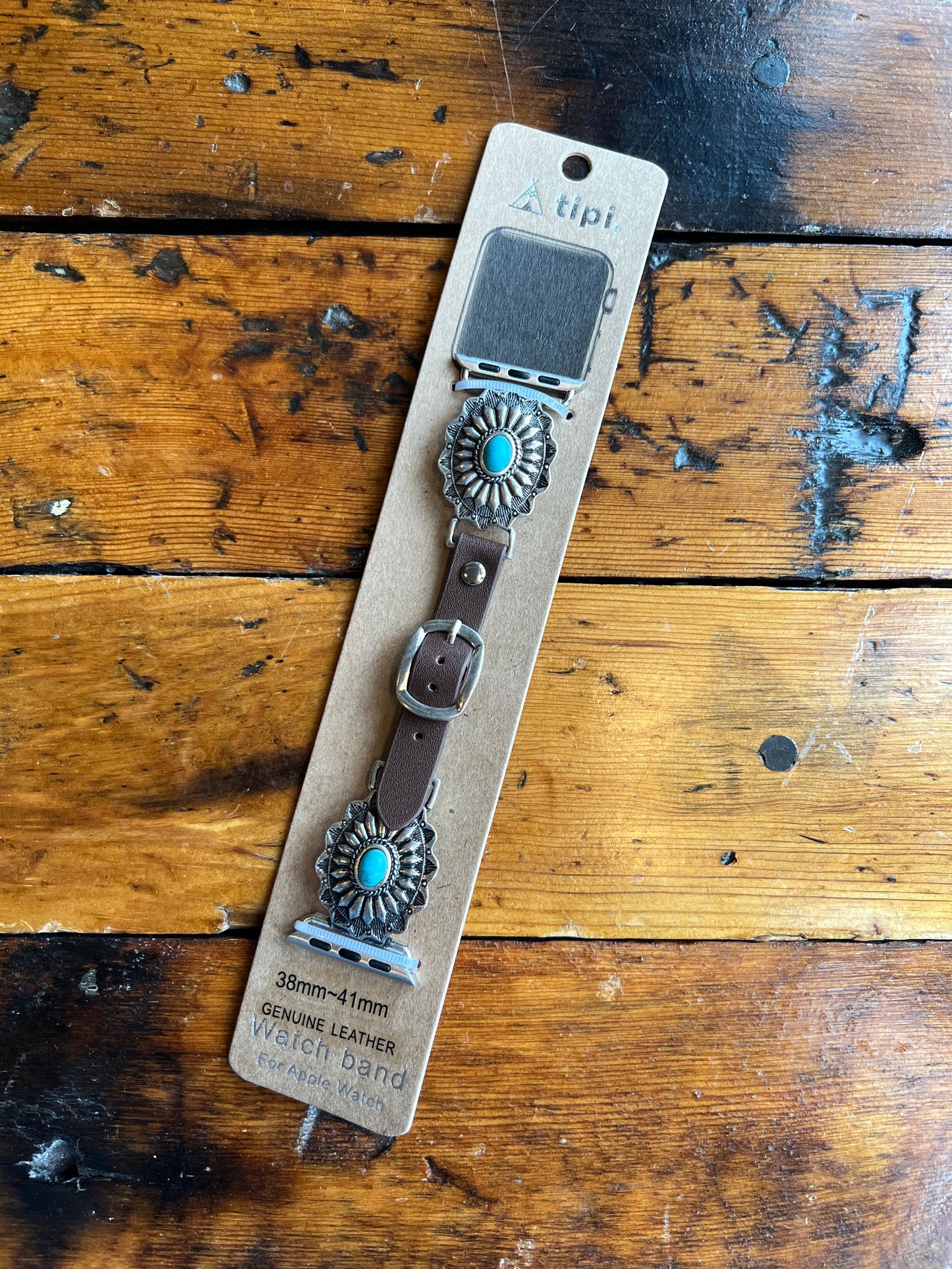 Turquoise Stone Concho Watch Band