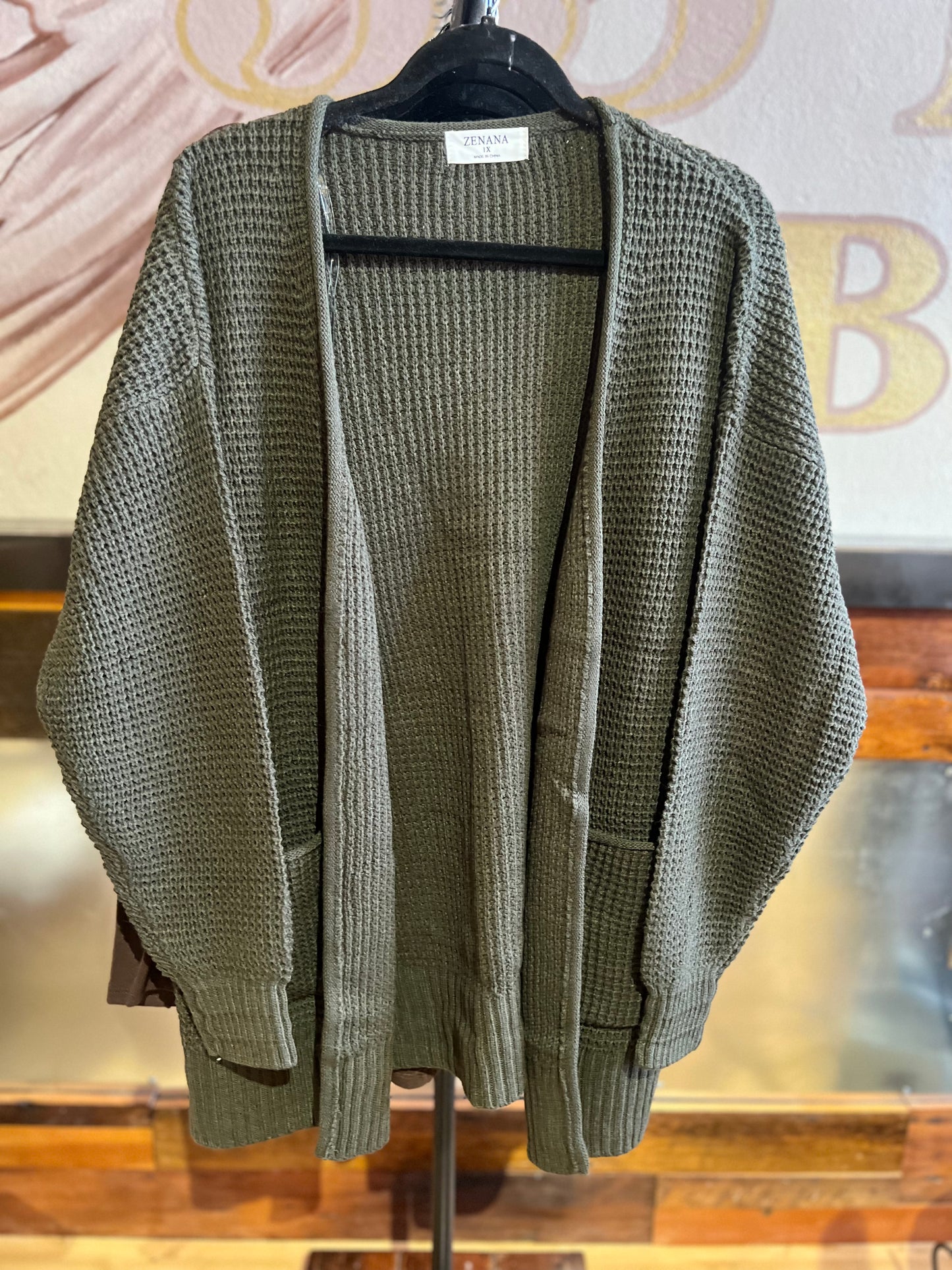 Olive Knit Sweater