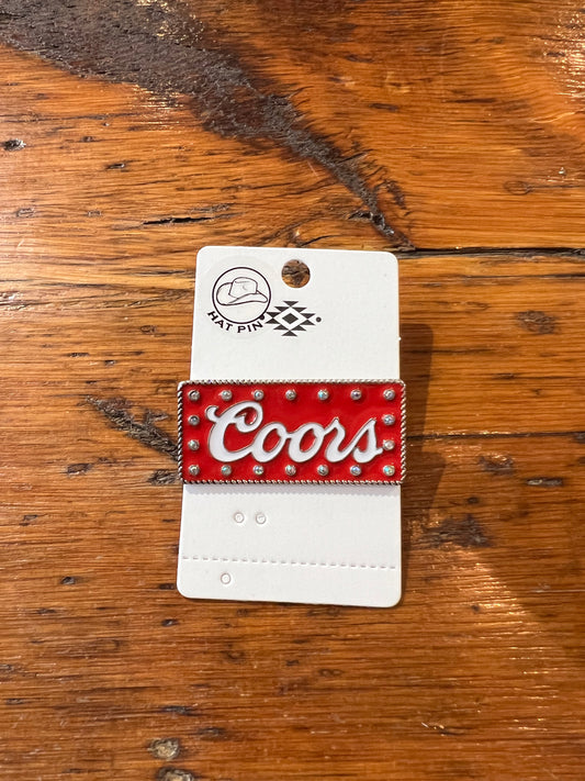 Blingy Coors Hat Pin