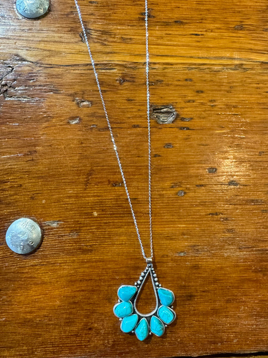Turquoise Pendant Necklace