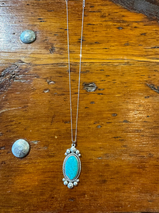 Natural Stone Pendant Necklace
