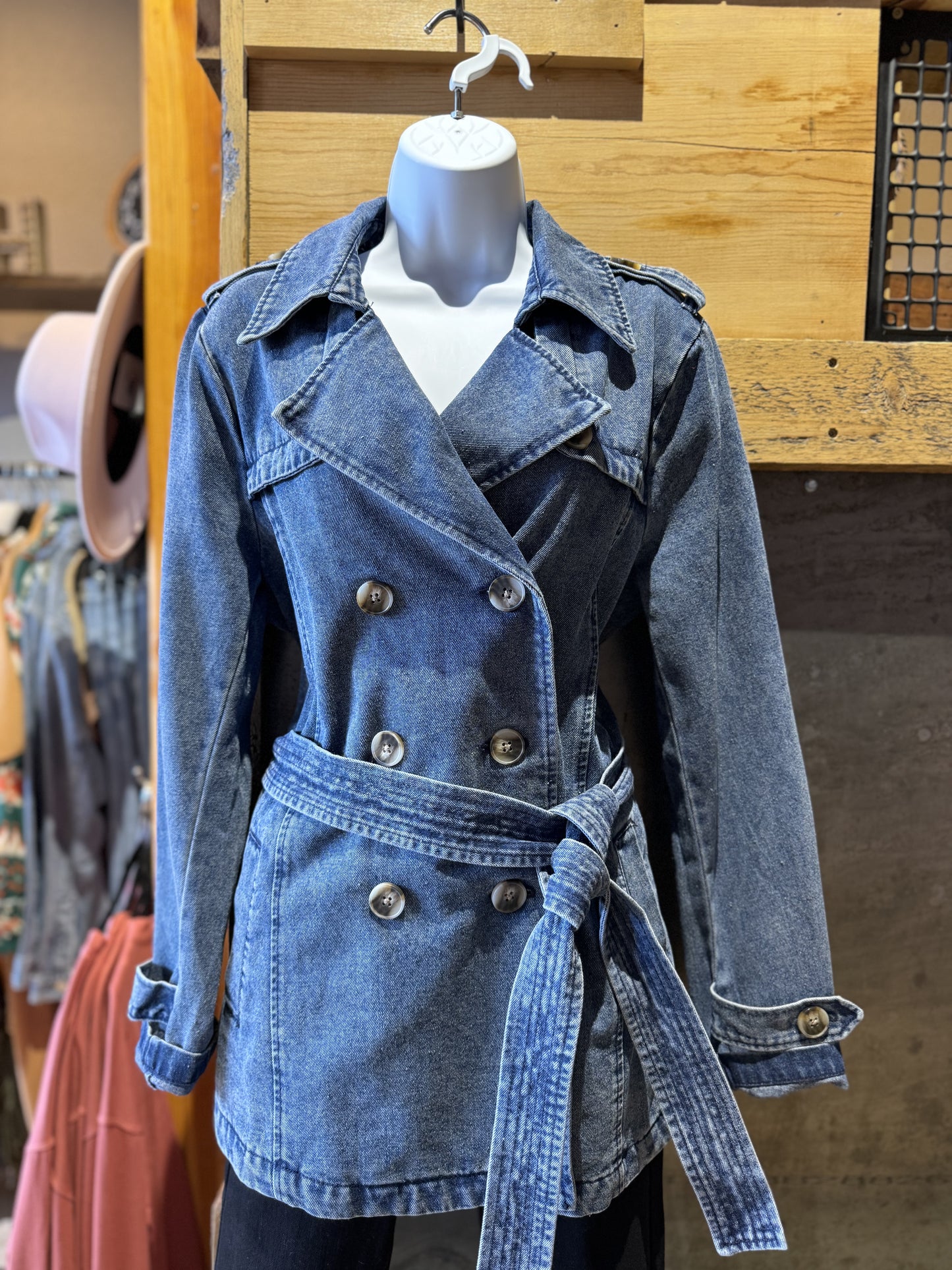 Denim Trench