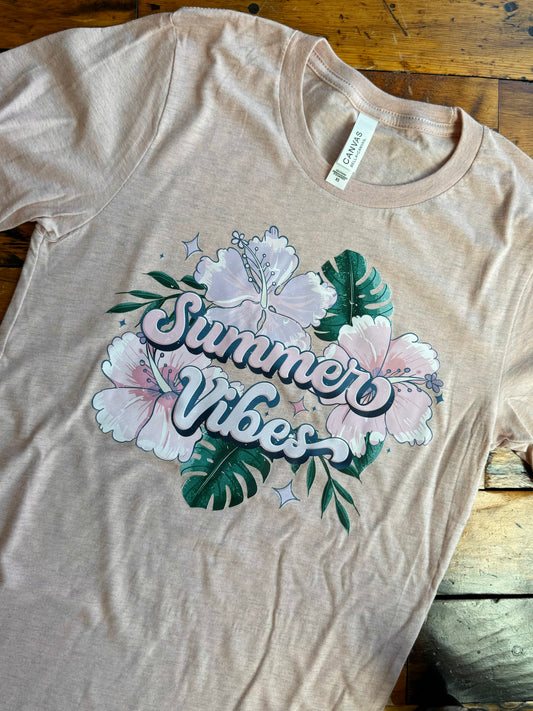 Summer Vibes Pink Graphic