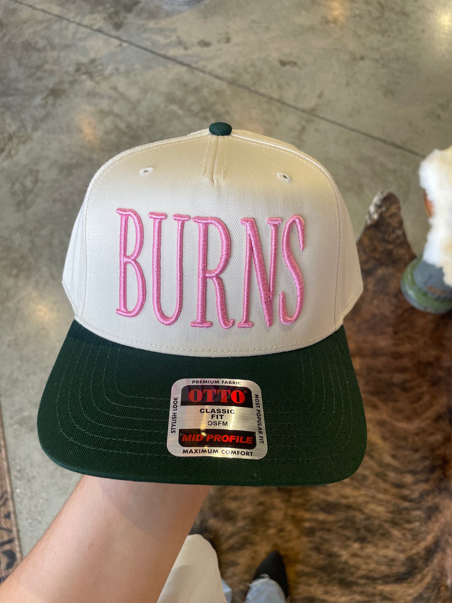 Embroidered Two Tone Trucker Hat