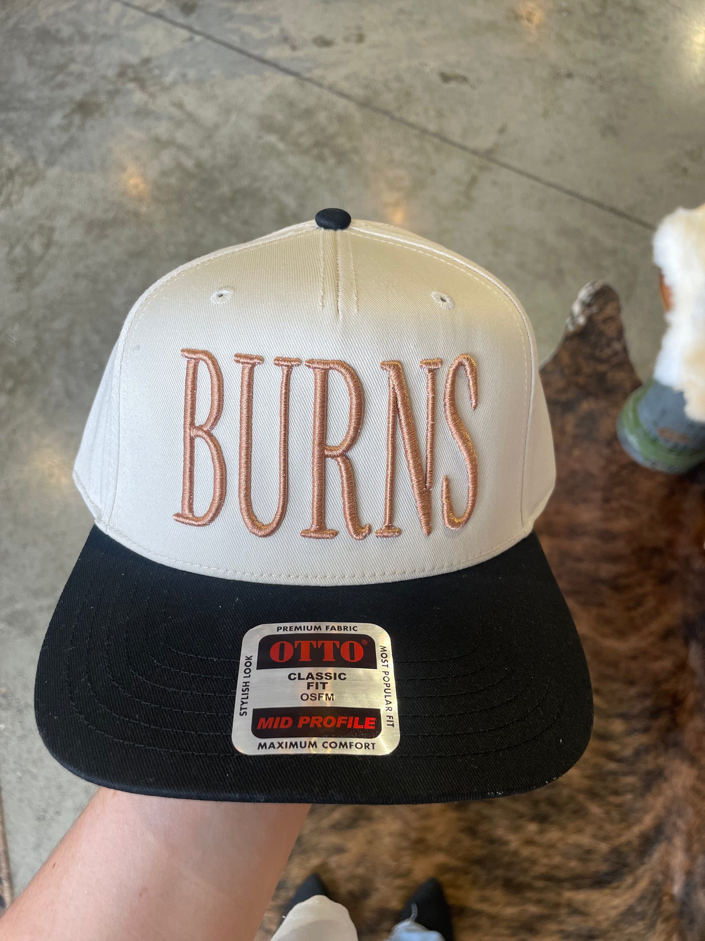 Embroidered Two Tone Trucker Hat