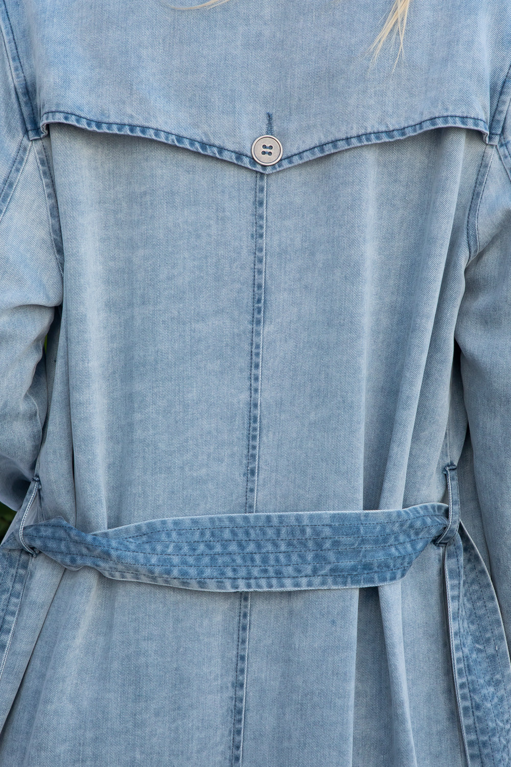 Tencel Denim Trench Coat