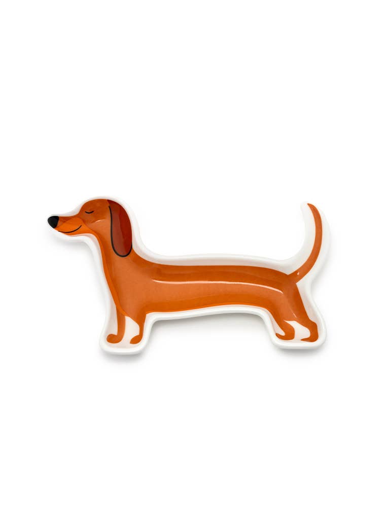 Dachsund Ceramic Trinket Tray