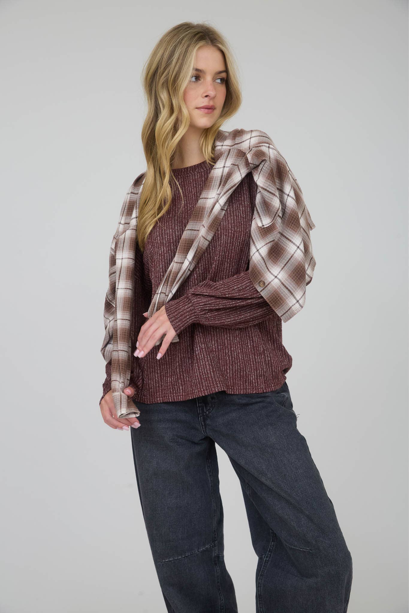 Long Sleeve Knit Top