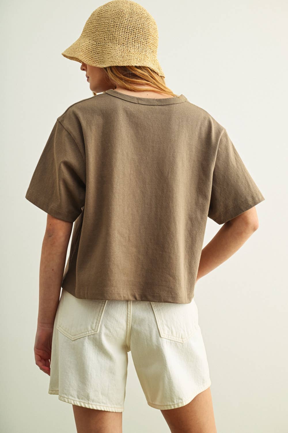 Natural Cotton Basic Top