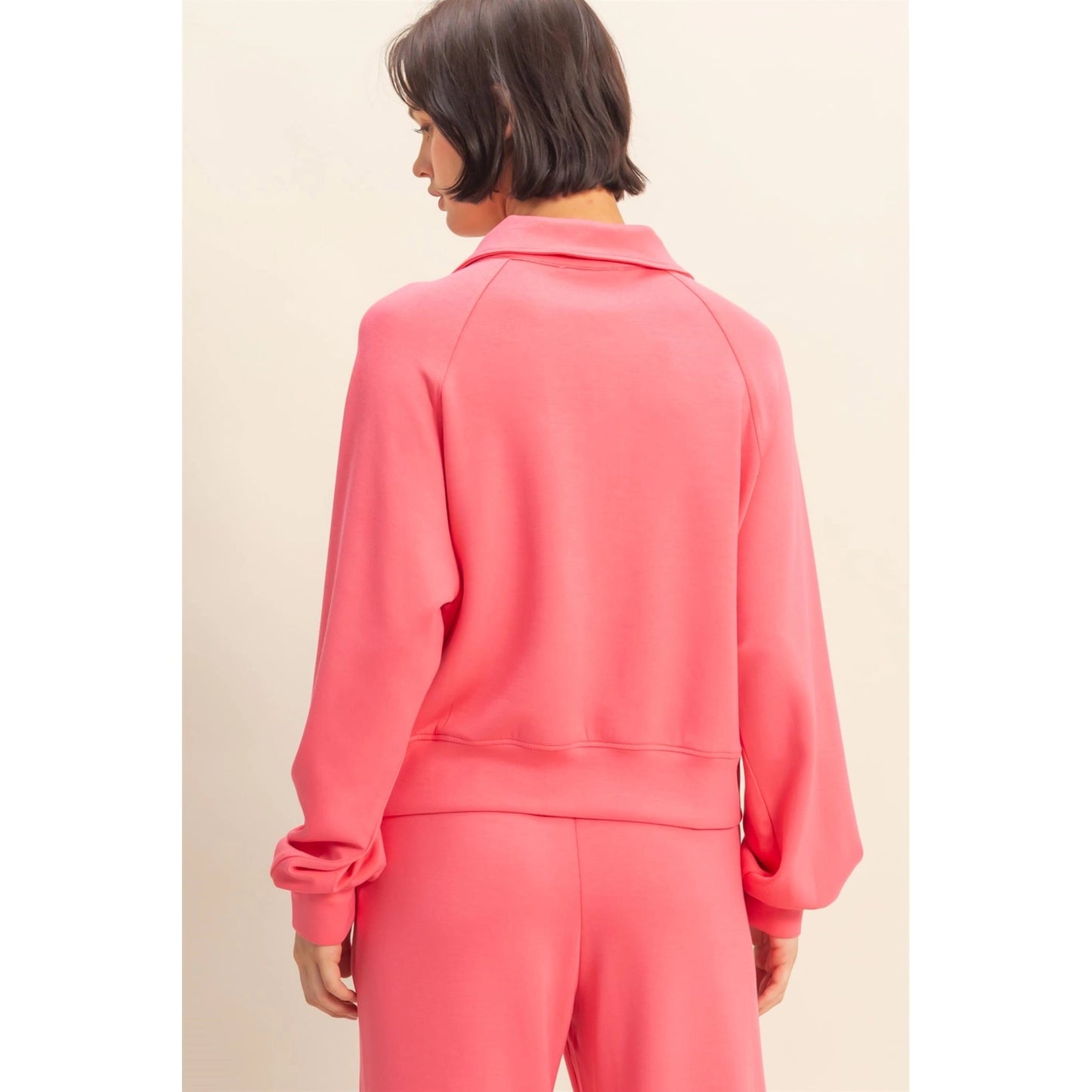 Half Zip-Up Sweatshirt