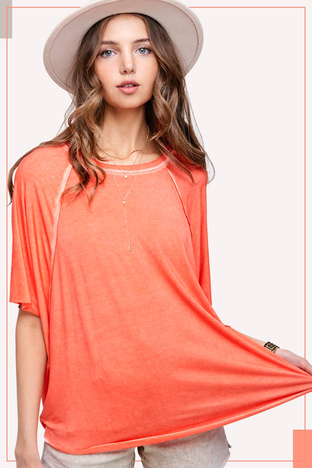 Batwing Short Sleeve Top