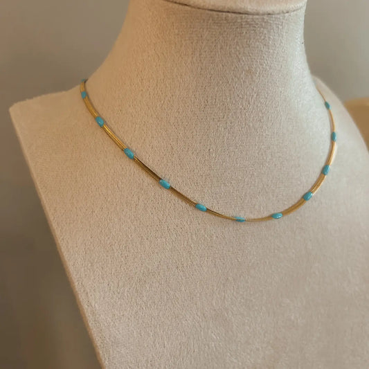 Turquoise Snake Chain