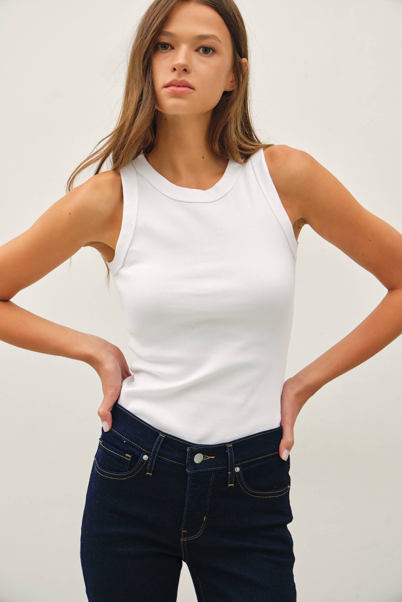 Basic Cotton Round Neck Tank