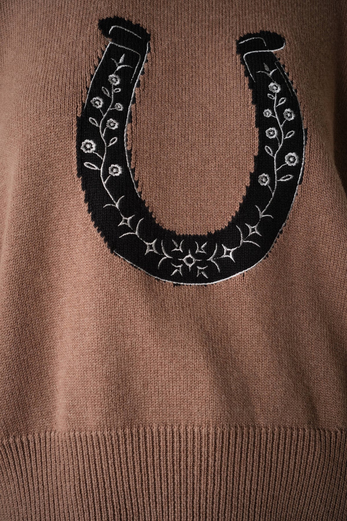 Embroidered Horseshoe Sweater