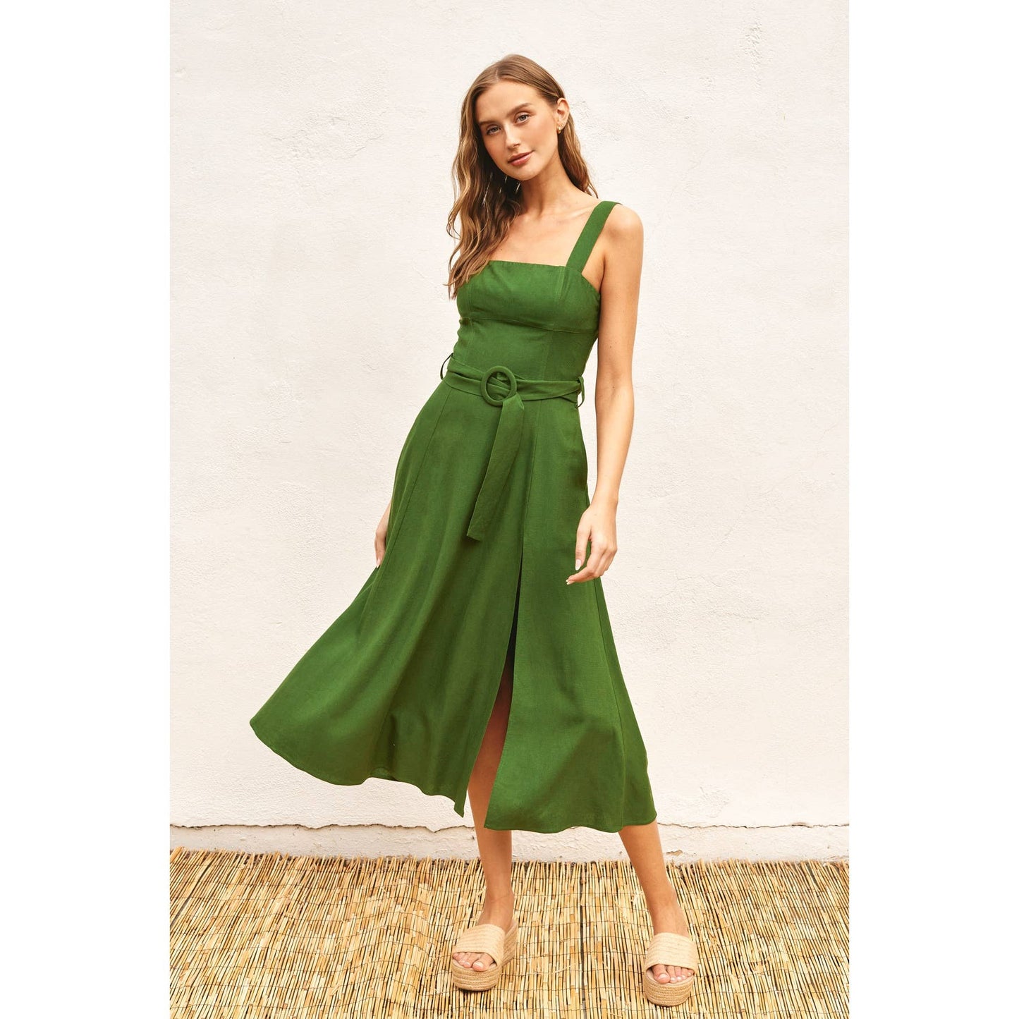 Heaven Sent Buckle Maxi Dress
