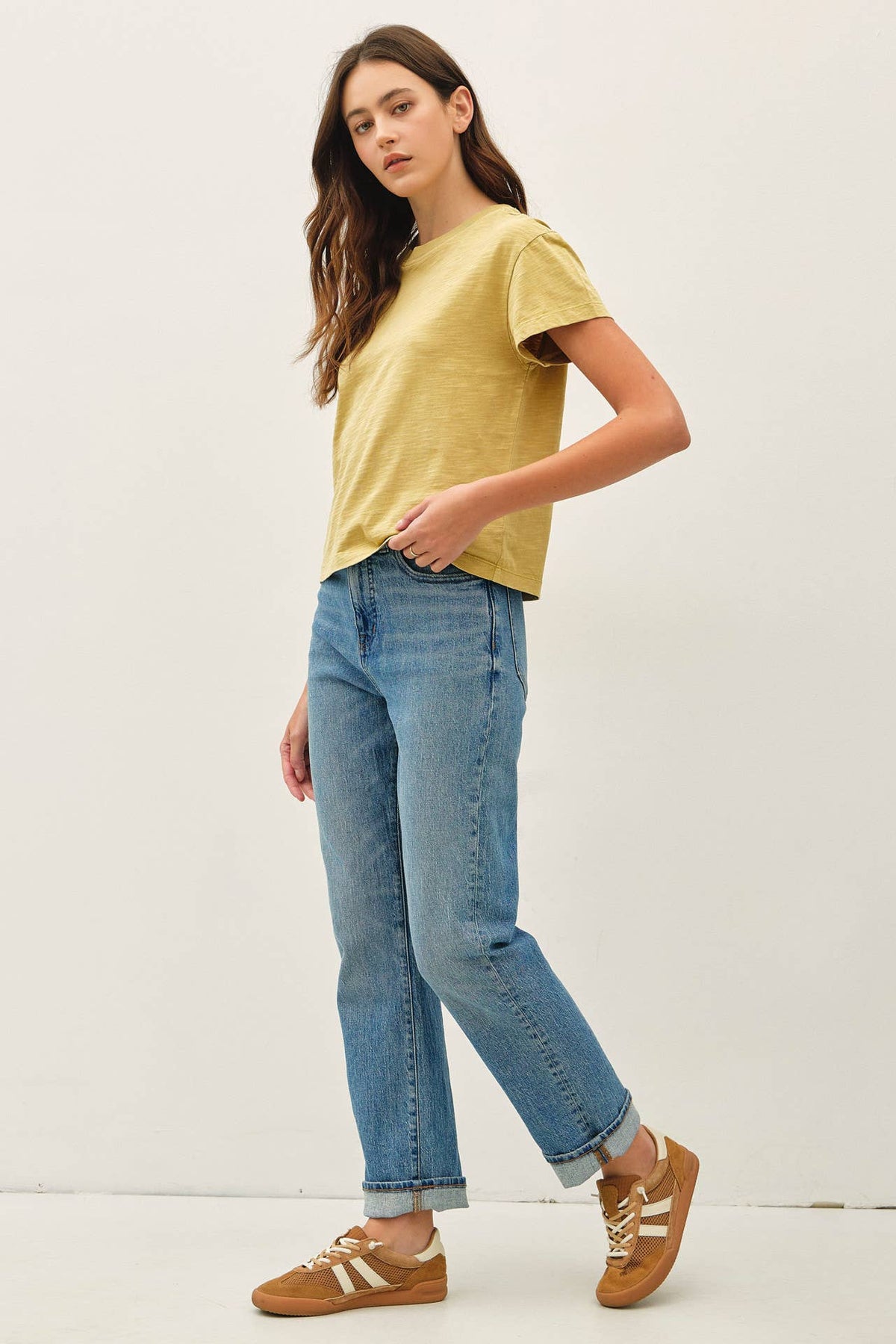 Basic Cotton Crop Tee