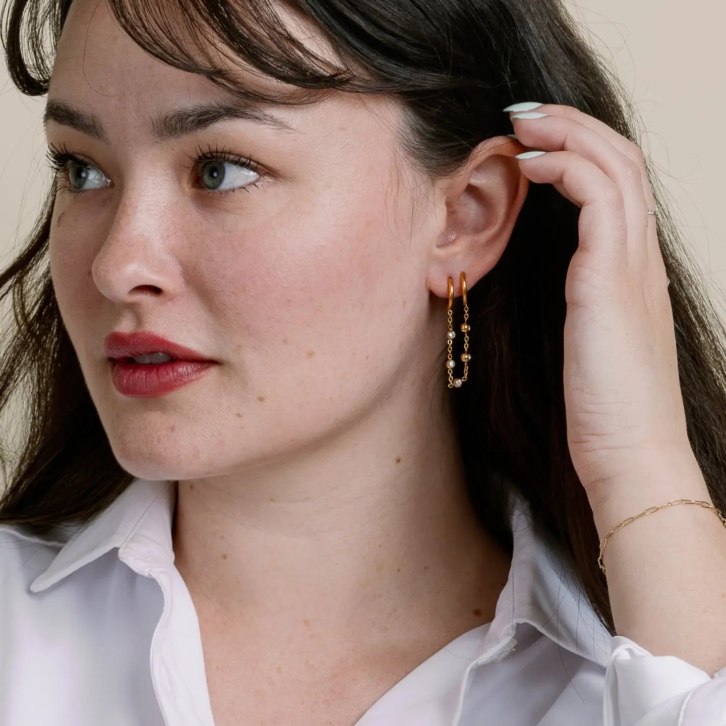 Dottie Double Earring