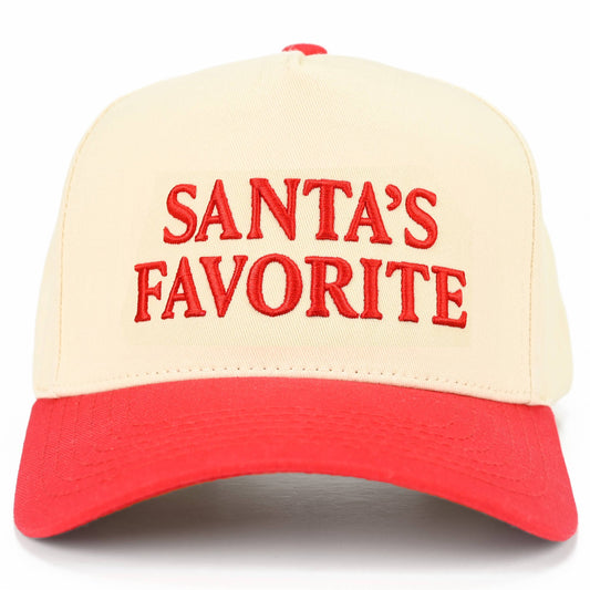 C.C SANTAS FAVORITE Embroidered Hat