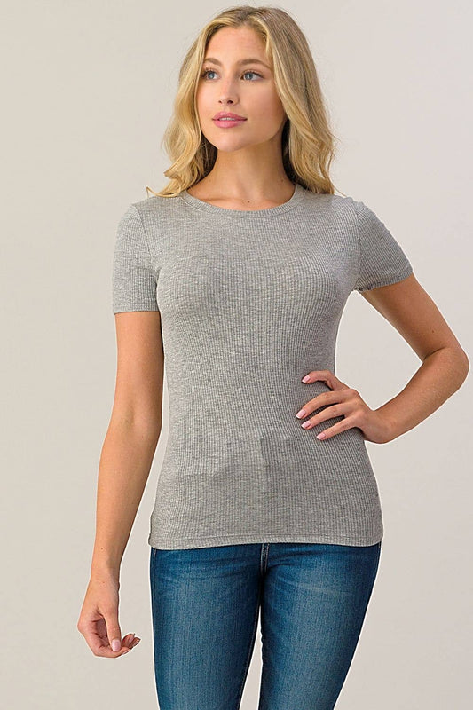 Basic Heather Grey Tee