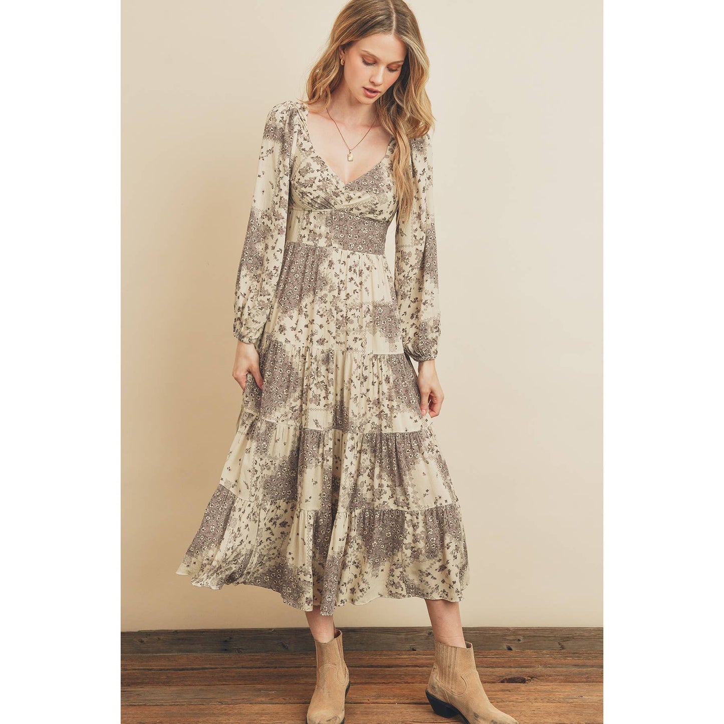 Flower Patch Tiered Dress