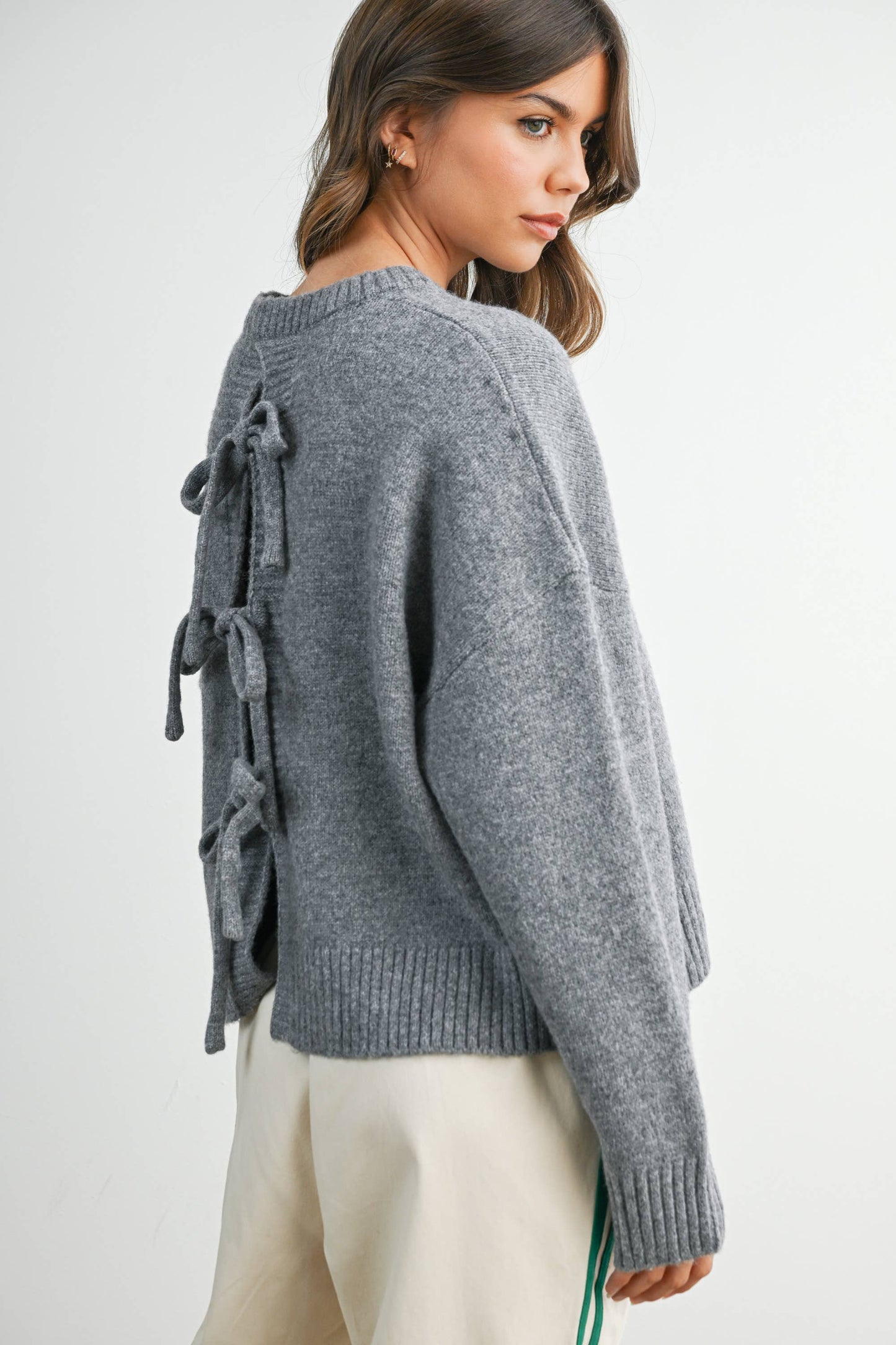 Tie-back Sweater