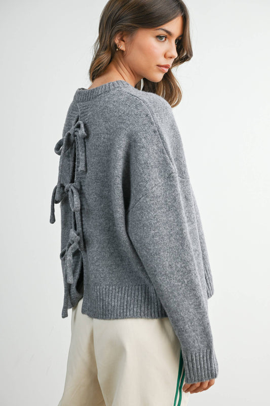 Tie-back Sweater
