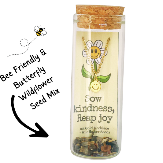 Smile Face Necklace – Sow Kindness, Reap Joy