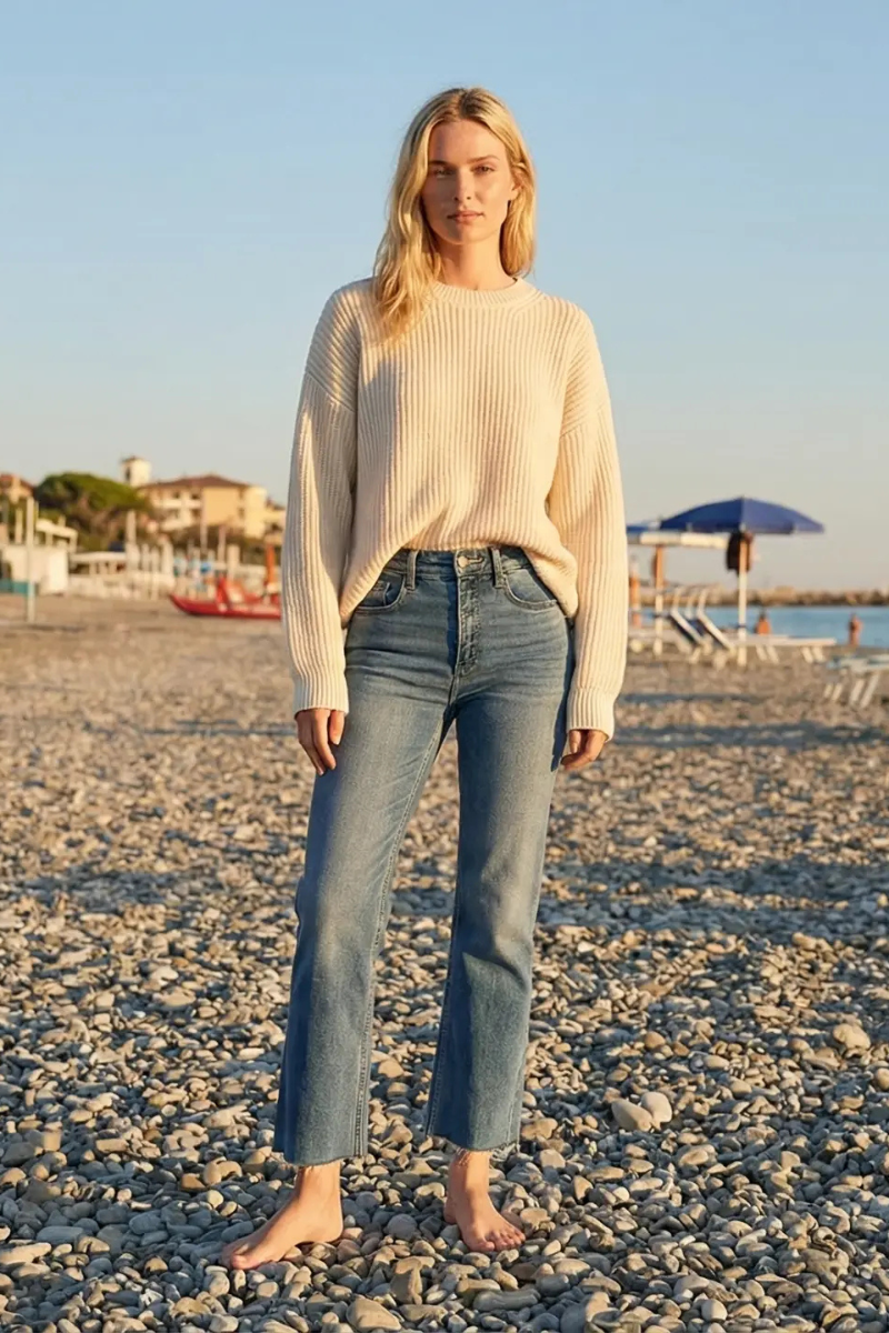 TUMMY CONTROL HIGH RISE STRAIGHT LEG JEANS