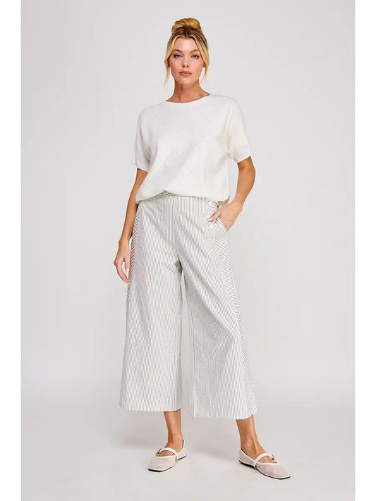 The Airy Striped Pants