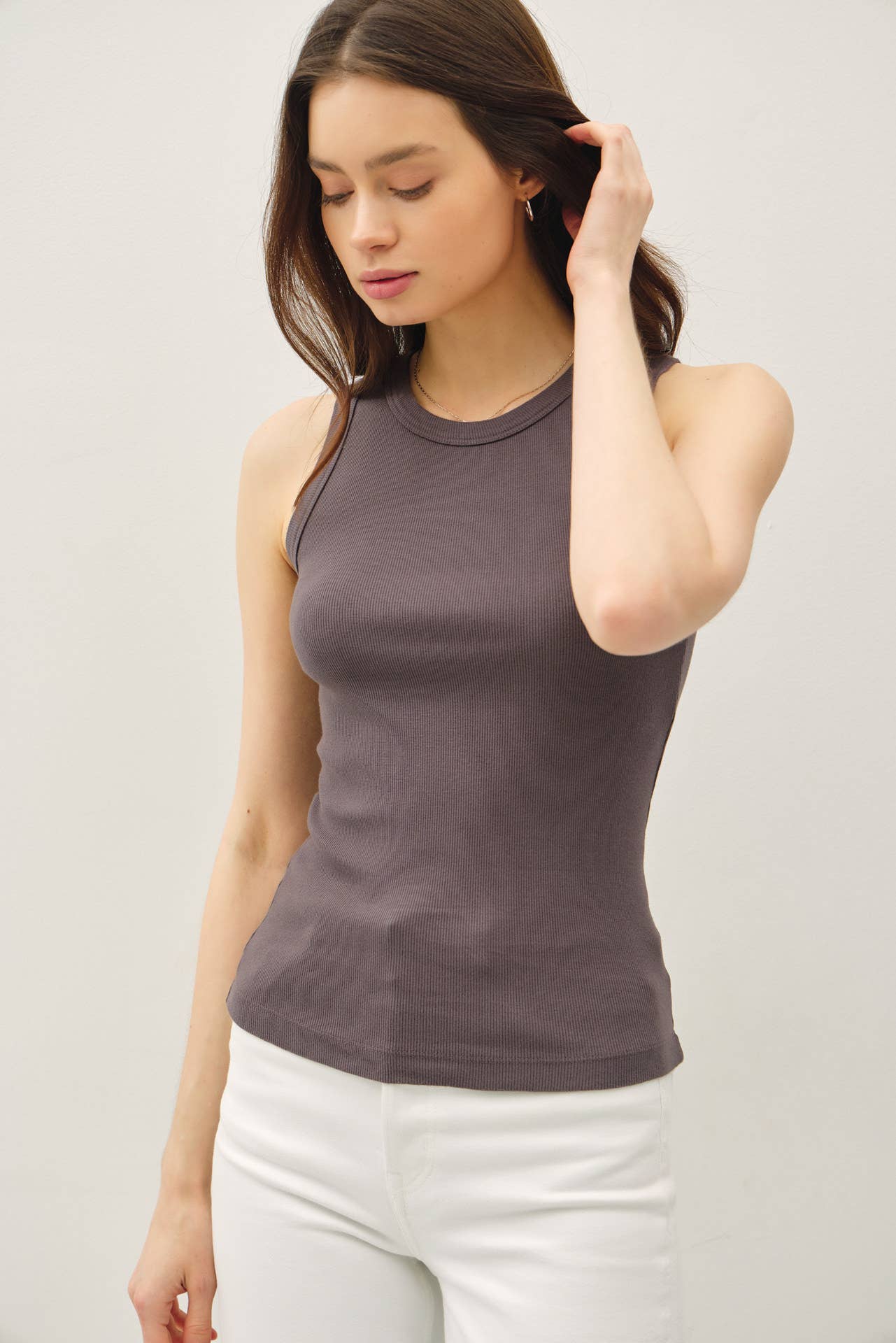 Basic Cotton Round Neck Tank