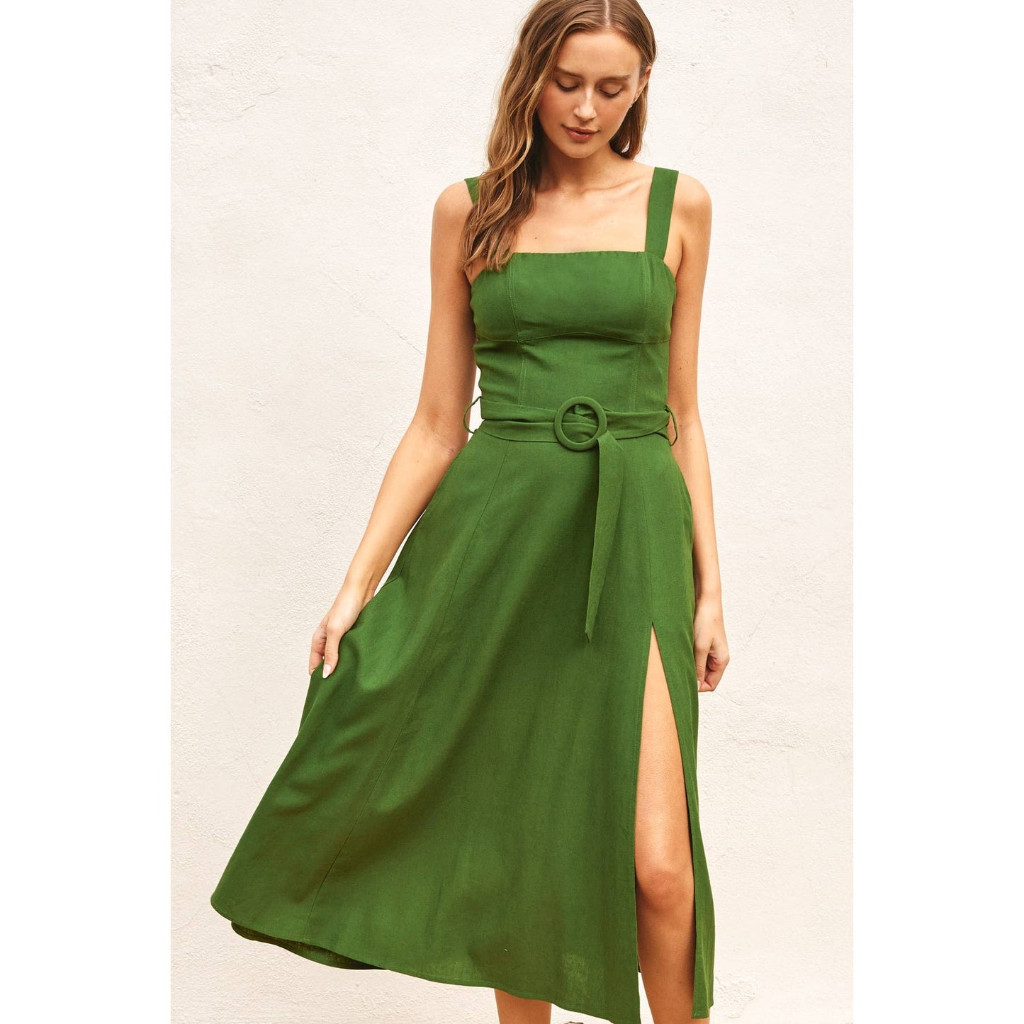 Heaven Sent Buckle Maxi Dress